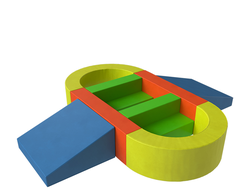 Детский мягкий игровой комплекс ROMANA Самолет ДМФ-МК-08.76.04