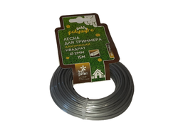 Леска для триммера Gold алюминий "квадрат" 2,0мм*15м