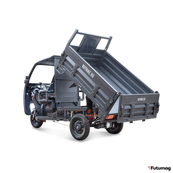 Грузовой электротрицикл Rutrike D5 1700 КАБИНА серый