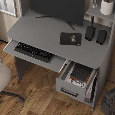 Стол компьютерный Дебют Графит Ш875хВ1320хГ402