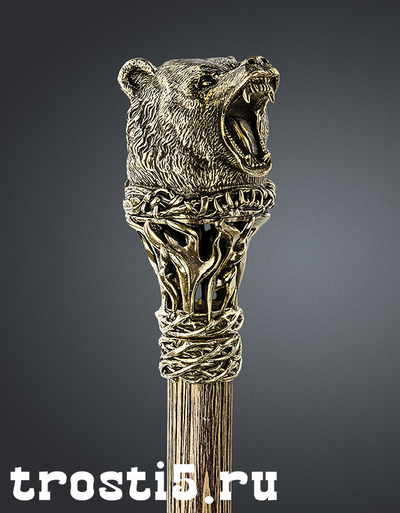 Трость Медведь С ФЛЯГОЙ