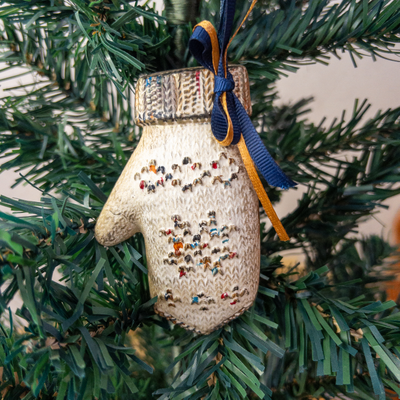 Набор елочных игрушек из гипса "Винтаж"