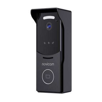 STRICT MR IP WIFI BLACK - IP вызывная панель 2.1 Мп со СКУД и WIFI, встроенный регистратор (фото) встроенный считыватель Mifare (Tuya/Smart Life)