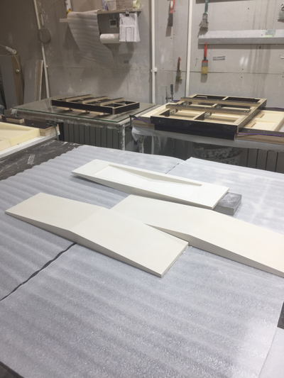 Гипсовая 3D панель "Слалом"