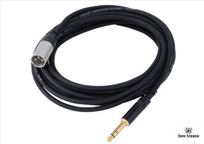 Картинка с кабелем Cordial CFM 6 MV XLR male/джек стерео