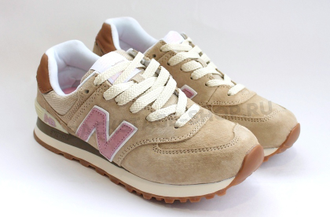 Кроссовки New Balance 574 Бежевые