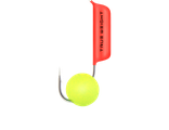 Мормышка TW &quot;Гвоздешарик&quot; красн. d2мм ЖЕЛТЫЙ НЕОН