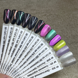 Материалы для маникюра ROXY Б/У (80 шт.) с выкрашенной палитрой