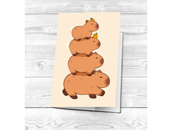 Обложка на паспорт Капибара, Kapibara-san №18