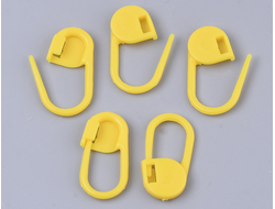 НАБОР ПЛАСТИКОВЫХ МАРКЕРОВ ДЛЯ ВЯЗАНИЯ  "БУЛАВКА" - ЖЁЛТЫЙ