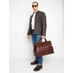 Кожаный саквояж Veano Premium brown (арт. 4004-53)