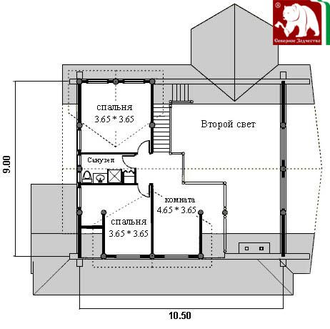 Проект 3-40, 197 кв.м., 9*10,5