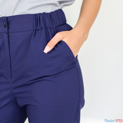 Брюки-джоггеры DOCLIKE DL217 Ниагара синие