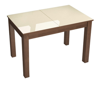 Стол обеденный раздвижной Бруно Орех (ТЭКС) 1,0 м