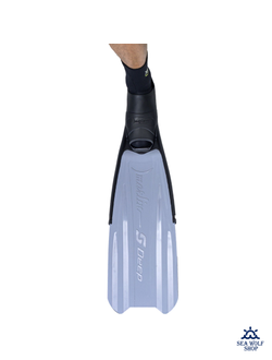 Ласты длинные 43/44 разборные Marlin DEEP S Soft grey L