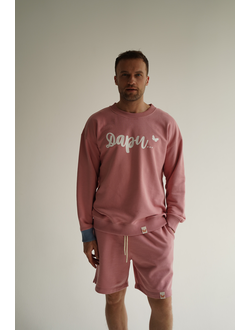 ШОРТЫ УНИСЕКС "ПРИЯТНО" РОЗОВЫЕ