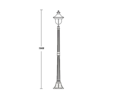 Садово-парковый светильник серии  Madrid