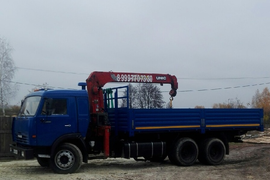 Кран манипулятор КАМАЗ Грузоподъемность стрелы до 5 тонн, вылет стрелы 8 метров в Тамбове