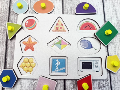 Рамка-вкладыш "Формы и цвета"