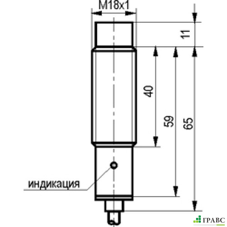 Индуктивный преобразователь перемещения ISAN E41A-31P-8-P