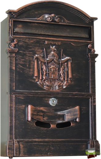 Ящик почтовый LB (405*256*87), медь