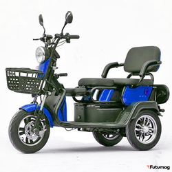 Трицикл GreenCamel Фродо X7 PRO (60V 800W R10) дифференциал синий