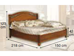 Кровать "Legno" 140x200 см