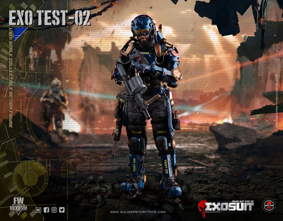Боец в экзоскелете 2.0 - КОЛЛЕКЦИОННАЯ ФИГУРКА 1/6 scale EXO-SKELETON ARMOR SUIT TEST-02 (SS125) - SOLDIER STORY