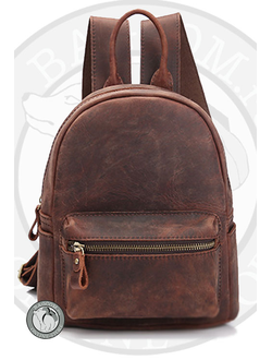 Кожаный рюкзак Лунго