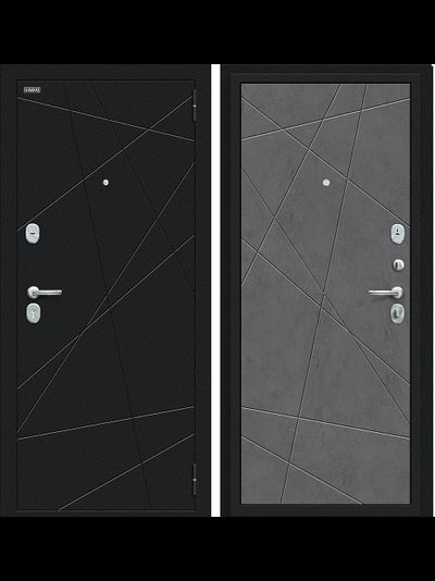 Дверь Входная - Граффити-5 - Slate Art/Букле черное