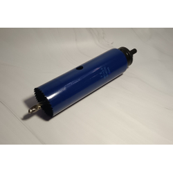 Биметаллическая коронка 62 мм глубина 200 мм с держателем 13 мм