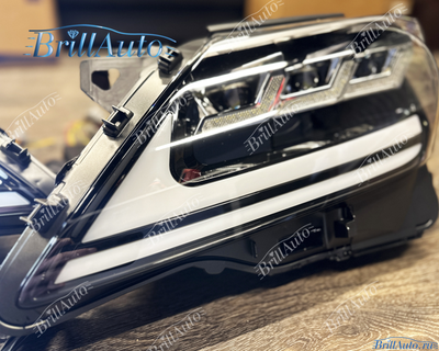 Фары Lexus LX 570 12-15 LED 3 линзы светодиодные