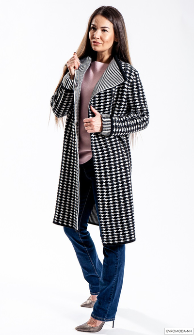 Жакет женский удлиненный Cappotto Tricot Linea Cinque Италия