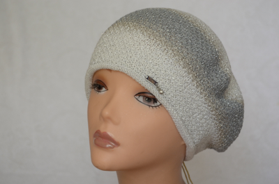 Итальянский берет из вискозы на осень - весну фото