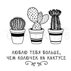 Надписи и картинки для открыток.  Из жизни колючек