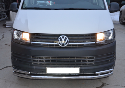 Защита переднего бампера d60/42 для Volkswagen T6 (2015-)