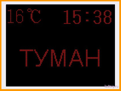 Табло погодных условий 1010*1330мм