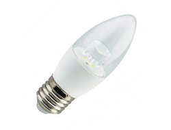 Лампа светодиодная Ecola свеча E27 8W 2700K 2K 105x37 прозр. с линзой Premium C7QW80ELC