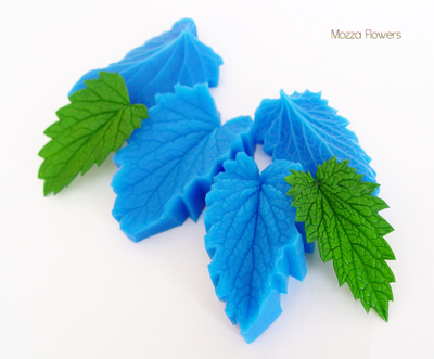 "Лист мелиссы " Силиконовый молд (вайнер)