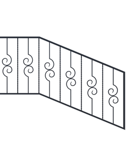 Перила кованые (арт .ПК05)