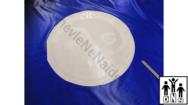 Нанесение разметки и логотипа на помост на ПВХ тент для помоста ушу саньда