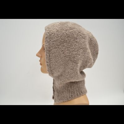 Капюшон женский вязаный Италия Визио кашемир