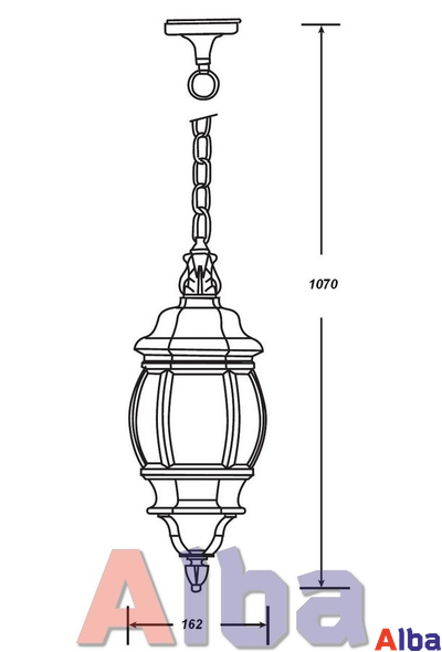Садово парковый светильник America S 405 W