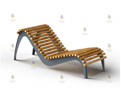 1325 Уличный шезлонг