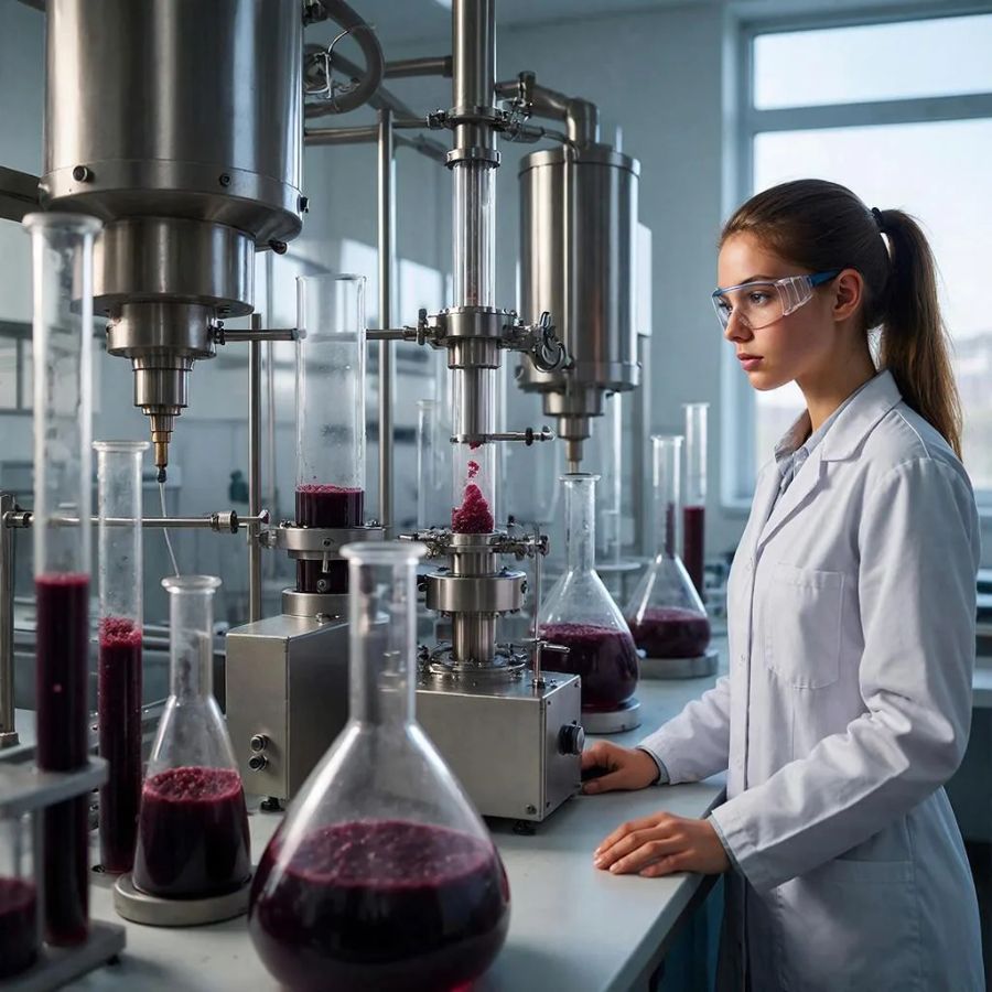 вакуумный испаритель лабораторный для выпаривания влаги из растворов