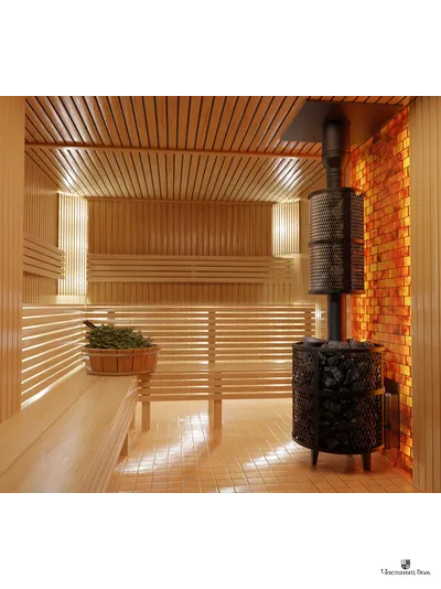 Печь банная чугунная АТМОСФЕРА L СЕТКА