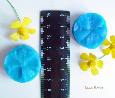 "Цветок полевого лютика" Силиконовый молд (вайнер)