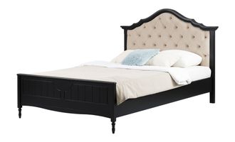 Кровать с мягким изголовьем Айно 17 из массива сосны 160 х 190/200 см