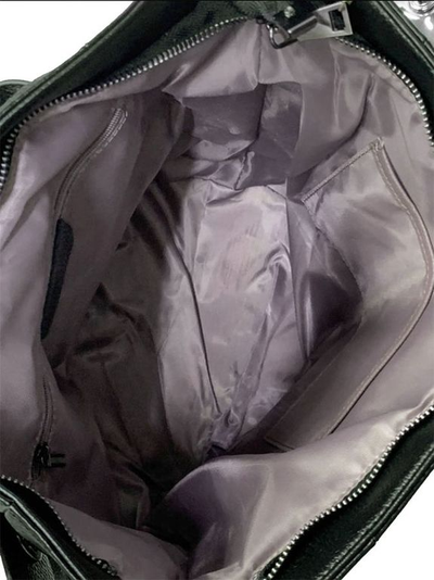 (АРТИКУЛ: 9971/0/52) ЖЕНСКИЙ РЮКЗАК, НЕБОЛЬШОЙ, НАТУРАЛЬНАЯ КОЖА, СЕРЫЙ