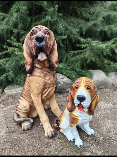 Садовая фигура Бладхаунд 35*25см   1,5кг   полистоун Россия 1938/016744*